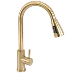 Змішувач для кухні Rea Cross brushed gold REA-B5311 Золотий