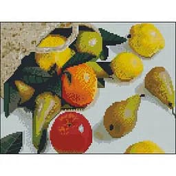 Алмазная мозаика Strateg ПРЕМИУМ Фрукты без подрамника размером 30х40 см (ZAV3040-42)