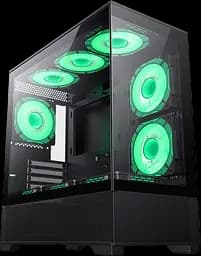 Корпус GameMax Vista M Black (Vista MB)