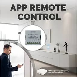 Реле Zigbee Moes ZM-104B-M Tuya Smart Switch 2ch 10 А двоканальне - мініатюра 8