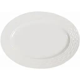 Блюдо Lefard Хвиля овальне 26 см біле (359-479-2)