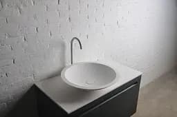 Раковина Volle Solid surface 52x52 13-40-856, Білий