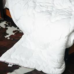 Ковдра вовняна MirSon Deluxe Italy Hand Made №164, літня, 172x205 см, біла - мініатюра 10