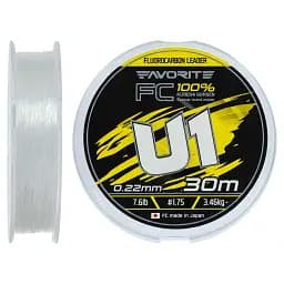 Флюорокарбон Favorite U1 FC 30 м 1.75/0.22 мм 7.6 lb/3.46 кг
