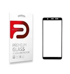 Захисне скло для TECNO POP 4 (BС2), Full Glue, 2.5D, на весь екран, глянцеве, загартоване 9H, повне проклеювання по всій поверхні, з чорною рамкою, протиударне, ArmorStandart (ARM57586)