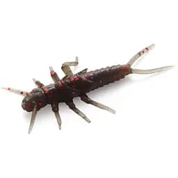 Силикон FishUP Stonefly 0.75" (12шт) #050 - Green Pumpkin Brown/Red & Purple