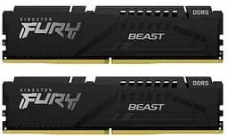 Память для ПК Kingston DDR5 32 ГБ KIT (16 ГБ x 2) 6000 FURY Beast EXPO