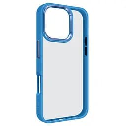 Чехол для Apple iPhone 16 Pro, UNIT2, голубой, ударопрочный, прозрачный противоударный чехол-накладка из TPU и поликарбоната (PC), с защитными бортиками, защита всего корпуса от ударов и царапин, ArmorStandart (ARM78760)