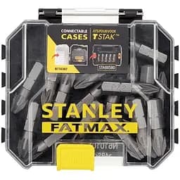 Набор бит Stanley FatMax Pozidriv Pz2 L=25 мм 20 шт. пластиковый кейс (STA88567)