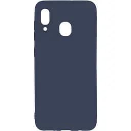 Чохол-накладка Toto 1 mm Matt TPU Case Samsung Galaxy A20/A30 Navy Blue