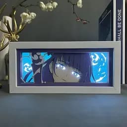 Світильник нічник 3D Геншин Імпакт Райден Genshin Impact Raiden 20 см NL3D GI RS 01