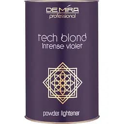 Профессиональная обесцвечивающая пудра DeMira Professional Tech Blond Intense Violet, с антижелтым эффектом, 300 г