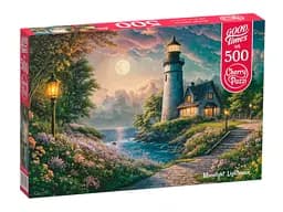 Пазлы CherryPazzi Лунный свет маяка, 500 элементов, 34.5x50 см, 20074