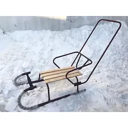 Санки Snower Сніжок бордові - мініатюра 5