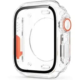 Захисний чохол із захисним склом Choice 3 для Apple Watch 44 мм у стилі Ultra Прозорий