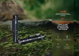 Кишеньковий ліхтарик Fenix LD12R 600лм Type-C (Чорний) - мініатюра 7
