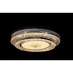 LED світлодіодна люстра светильнк зі стразами кругла Linisoln 6002/2 - мініатюра 4