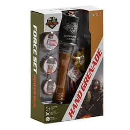 Граната 35000 білий дим, підсвічування червоним та синім кольором, звук таймера та вибуху, в коробці (6966835400337)