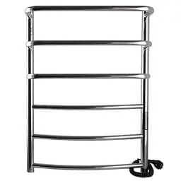 Електрична рушникосушка Unio LKD ЕU 700-500-6 Драбинка Каскад Дуга, Хром, Праве, Електронний