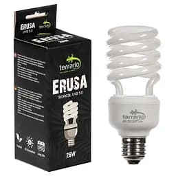 Люмінесцентна лампа Terrario Erusa Tropical UVB 5.0 26W для тропічних рептилій та амфібій