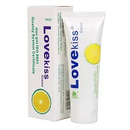Лубрикант на водній основі Love Kiss Cream Лимон інтимна змазка 50 мл