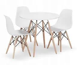 Обеденный комплект JUMI Scandinavian-3 WHITE