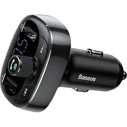 FM-трансмітер Baseus FM Launcher S-09 2.4A 2хUSB-A Black [CCMT000301] [96091] - мініатюра 2