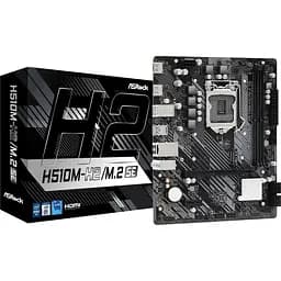 Материнська плата ASRock H510M-H2/M.2 SE Socket 1200 - мініатюра 2