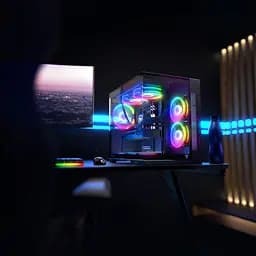 Корпус Modecom VOLCANO PANORAMA APEX ARGB 7F MIDI GREY без БЖ ATX (AT-PANORAMA-7F-ARGB-10-00) - мініатюра 4