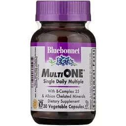Витамины и минералы Bluebonnet Nutrition Multi ONE, 30 вегакапсул
