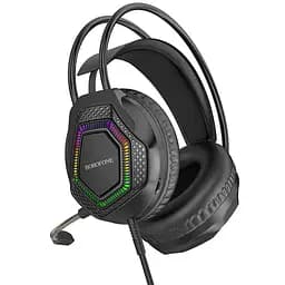 Навушники ігрові Borofone BO105 Thunder gaming headphones чорні - мініатюра 2
