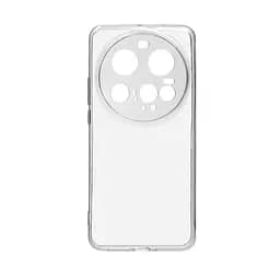 Прозрачный чехол для Xiaomi 15 Ultra с защитой камеры, тонкий, силиконовый, бесцветный, ударостойкий, противоударный бампер c закрытой камерой, ArmorStandart (ARM82315)