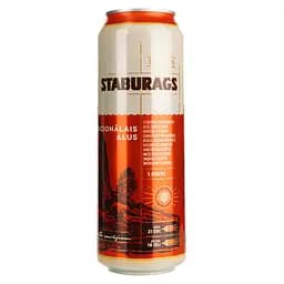 Пиво Staburags Tradicionalais Alus светлое 5% 0.568 л ж/б