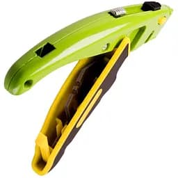 Ніж Alloid Building Tools алюмінієвий прогумований з висувним трапецеподібним лезом (HA-1854) - мініатюра 2