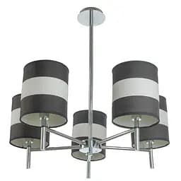 Люстра Brille с абажуром для кухни E14 60W CH (BCL-320S/5)