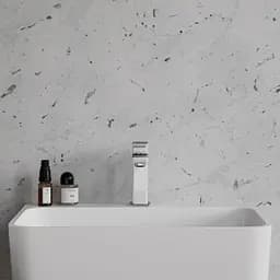 Змішувач для раковини Omnires Parma white (PM7410CRB) - мініатюра 3