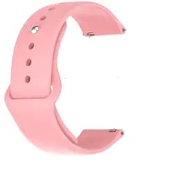 Ремінець Boorui для годинника 22 мм Sport design рожевий (з кнопкою)