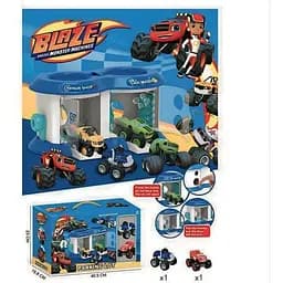 Автомойка 111-52 с запускателем и трамплином, 2 машинки в комплекте, в коробке