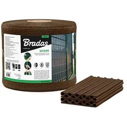Лента для забора Bradas 19 см х 36 м, 200г/м.кв + клипсы 20 шт TOB2001936BR 