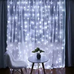 Гірлянда Світлодіодна Штора Xmas 200 LED 3х2 м Білий USB - мініатюра 2