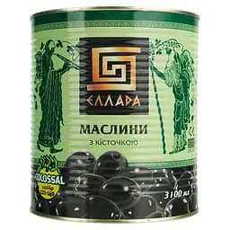 Маслини Ellada Colossal з кісточкой 3100 мл
