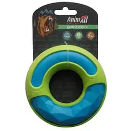 Игрушка AnimAll GrizZzly двойное кольцо голубовато-зеленое