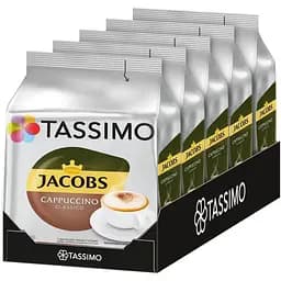 Набір кави в капсулах Jacobs Tassimo Cappuccino 40 капсул (5 п. х 8 шт.)