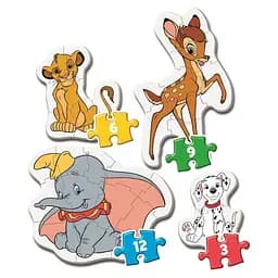  Пазл 4 в 1 Clementoni My First Puzzles Disney Animals (20806) - мініатюра 2
