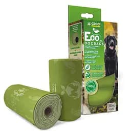 Біорозкладні пакети для фекалій собак Croci Eco Dog Bags 4 x 15 шт