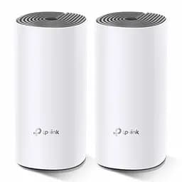 MESH-система TP-Link mesh Deco E4 AC1200 2Pcs White 802.11ac (Deco E4(2-pack))