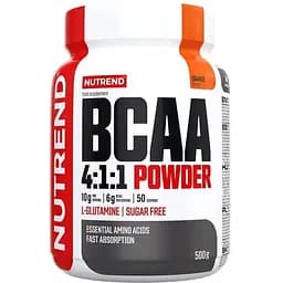 Аминокислота BCAA Nutrend BCAA 4:1:1 Powder, 500 грамм - Апельсин