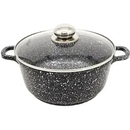 Кастрюля Styleberg с гранитным антипригарным покрытием 1.6л 18см ST-3019 Черная