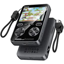 Портативное ЗУ Power Bank Hoco Q47 Shine PD20W with cable + Game Console 10000 mAh Metal gray