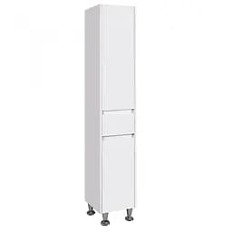 Пенал Мойдодир Prime П-33К-U білий з кошиком для білизни, Білий